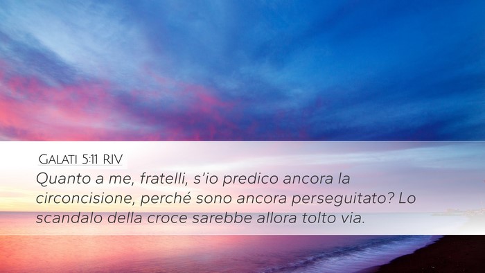 Galati 5:11 RIV Bible Verse Image