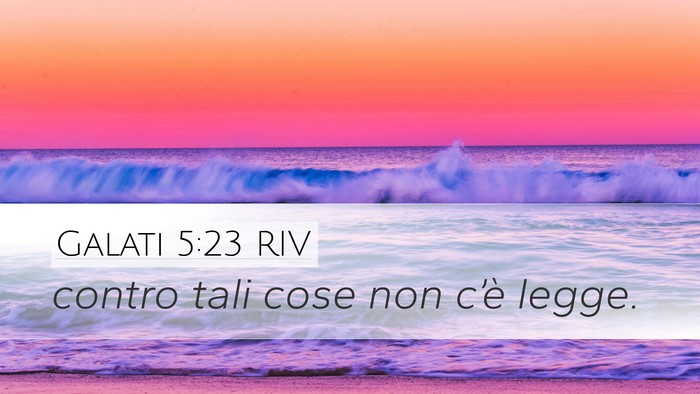 Galati 5:23 RIV Bible Verse Image