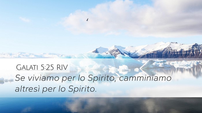 Galati 5:25 RIV Bible Verse Image