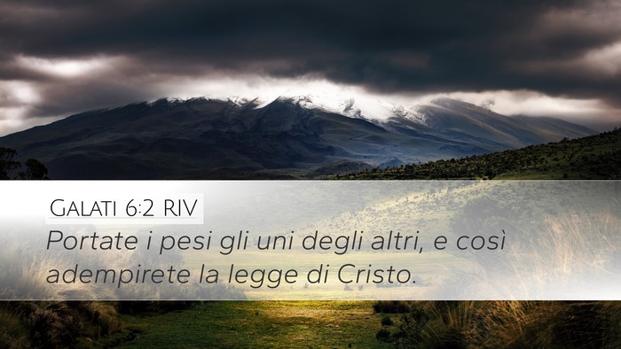 Galati 6:2 RIV Bible Verse Image