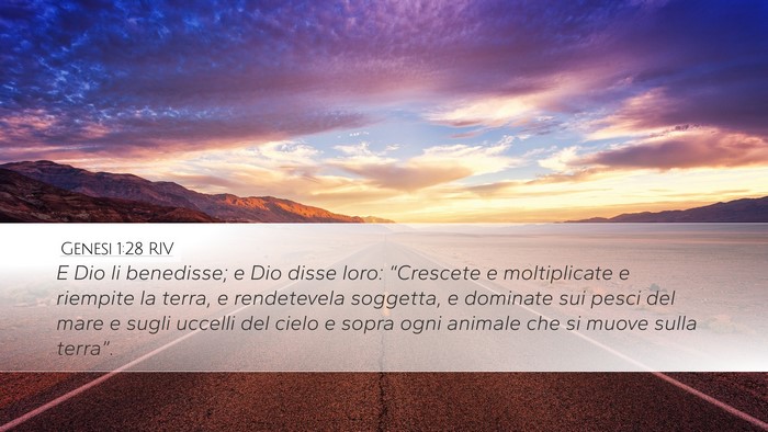Genesi 1:28 RIV Bible Verse Image
