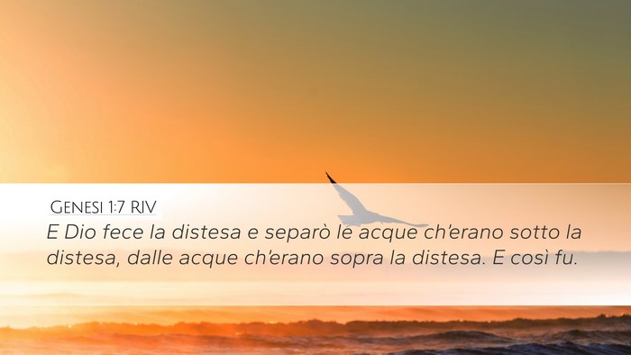 Genesi 1:7 RIV Bible Verse Image