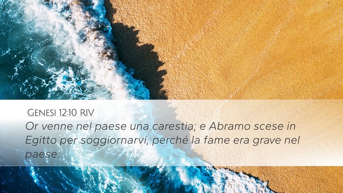 Genesi 12:10 RIV Bible Verse Image