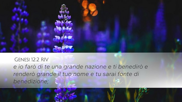 Genesi 12:2 RIV Bible Verse Image