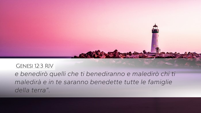 Genesi 12:3 RIV Bible Verse Image