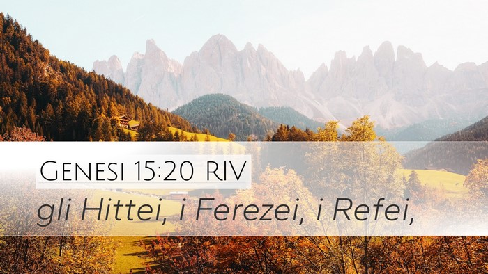 Genesi 15:20 RIV Bible Verse Image