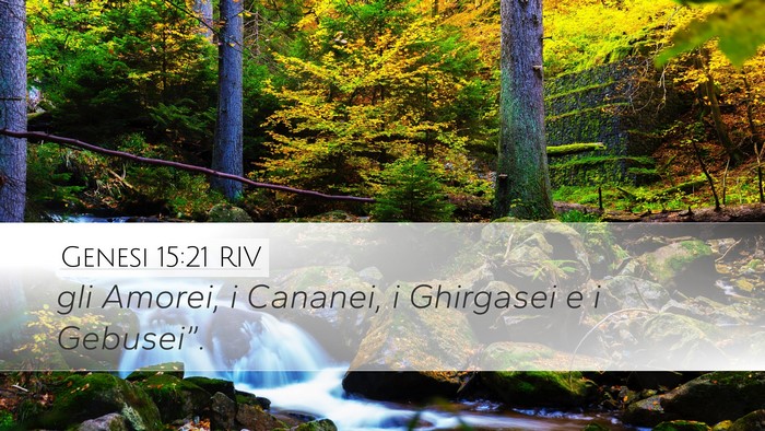 Genesi 15:21 RIV Bible Verse Image