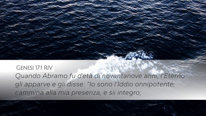 Genesi 17:1 RIV Bible Verse Image