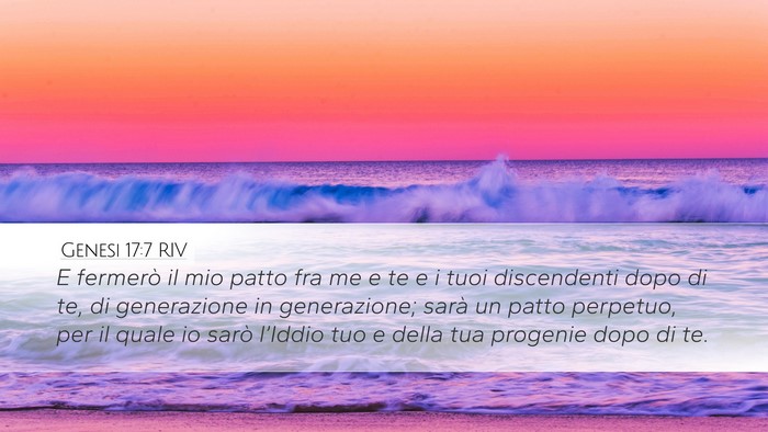 Genesi 17:7 RIV Bible Verse Image