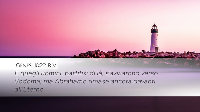 Genesi 18:22 RIV Bible Verse Image