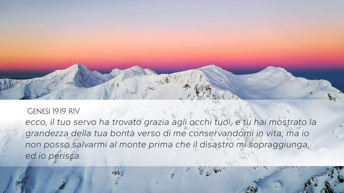 Genesi 19:19 RIV Bible Verse Image