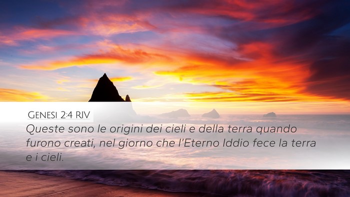 Genesi 2:4 RIV Bible Verse Image