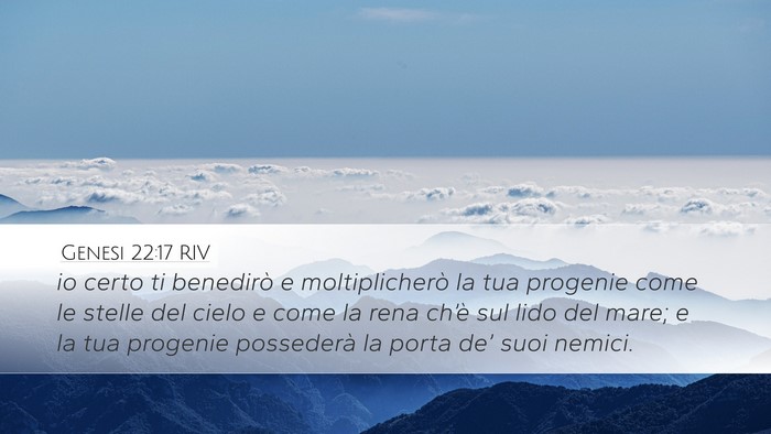 Genesi 22:17 RIV Bible Verse Image