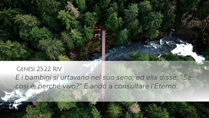 Genesi 25:22 RIV Bible Verse Image