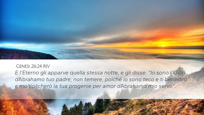 Genesi 26:24 RIV Bible Verse Image