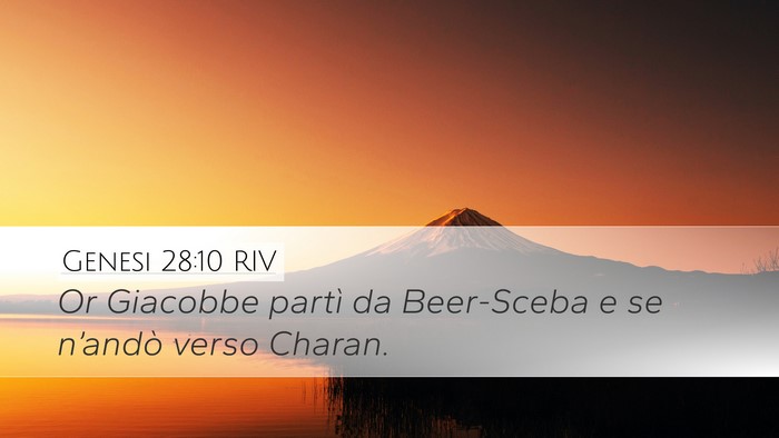 Genesi 28:10 RIV Bible Verse Image