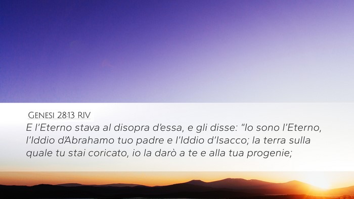 Genesi 28:13 RIV Bible Verse Image