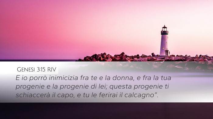 Genesi 3:15 RIV Bible Verse Image