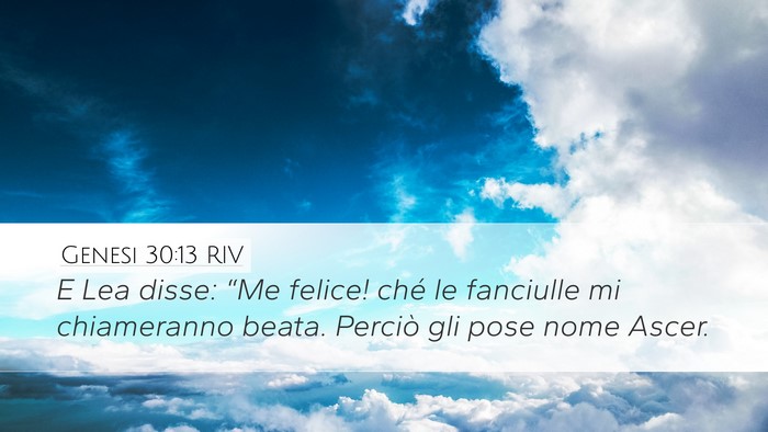 Genesi 30:13 RIV Bible Verse Image