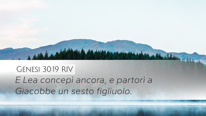 Genesi 30:19 RIV Bible Verse Image