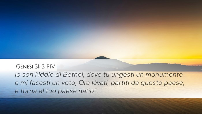 Genesi 31:13 RIV Bible Verse Image