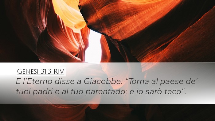 Genesi 31:3 RIV Bible Verse Image