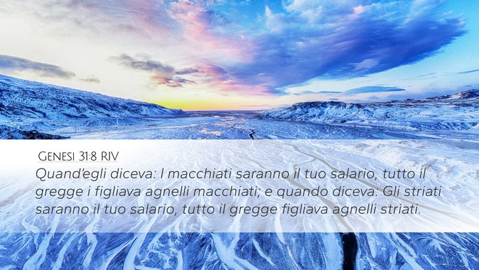 Genesi 31:8 RIV Bible Verse Image