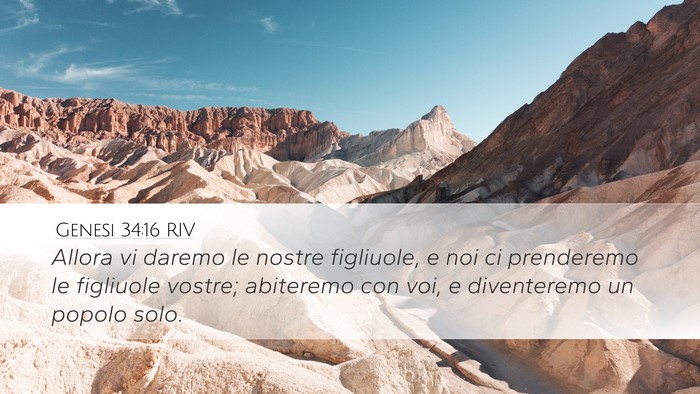 Genesi 34:16 RIV Bible Verse Image