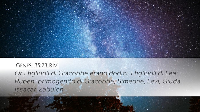Genesi 35:23 RIV Bible Verse Image
