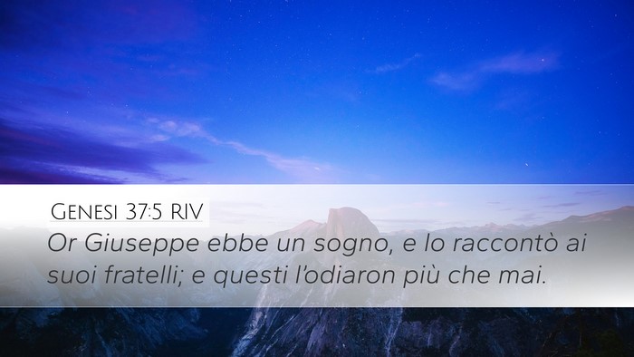 Genesi 37:5 RIV Bible Verse Image