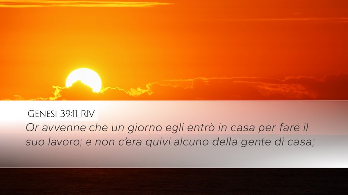 Genesi 39:11 RIV Bible Verse Image