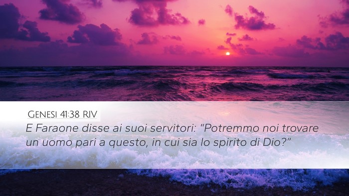 Genesi 41:38 RIV Bible Verse Image