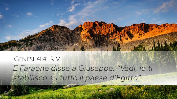 Genesi 41:41 RIV Bible Verse Image