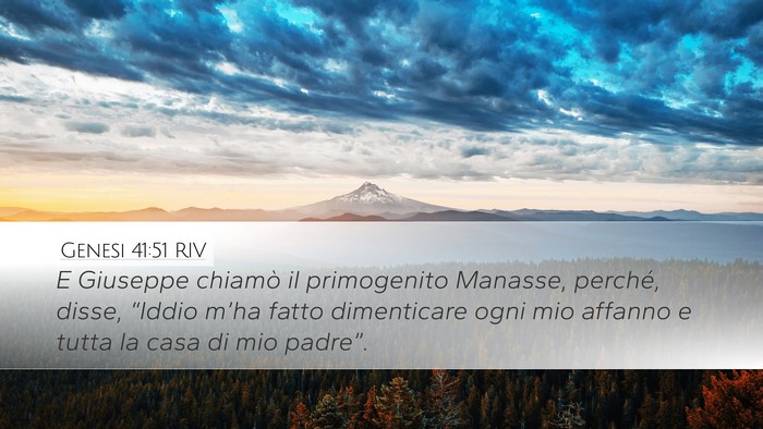 Genesi 41:51 RIV Bible Verse Image