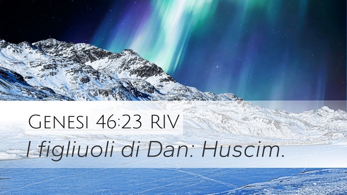 Genesi 46:23 RIV Bible Verse Image