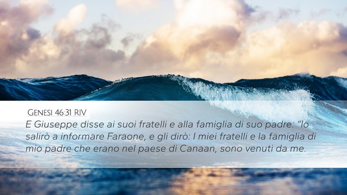 Genesi 46:31 RIV Bible Verse Image