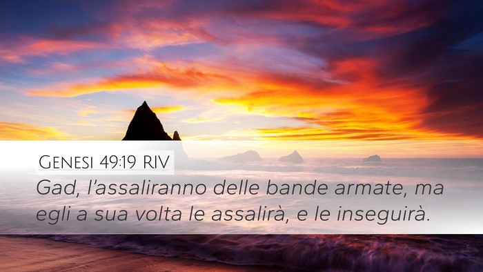 Genesi 49:19 RIV Bible Verse Image