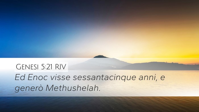 Genesi 5:21 RIV Bible Verse Image