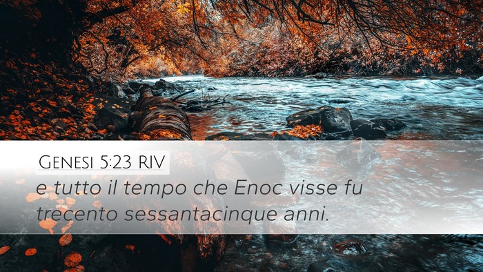 Genesi 5:23 RIV Desktop Wallpaper - e tutto il tempo che Enoc visse fu trecento - Desktop Bible Verse Wallpaper