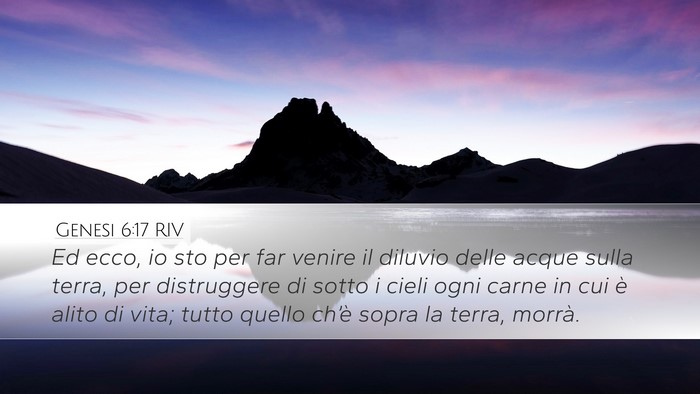 Genesi 6:17 RIV Bible Verse Image