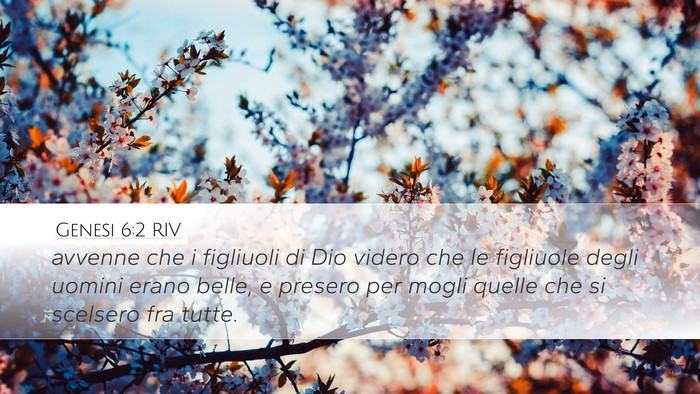 Genesi 6:2 RIV Bible Verse Image