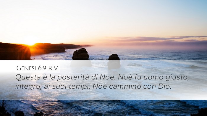 Genesi 6:9 RIV Bible Verse Image