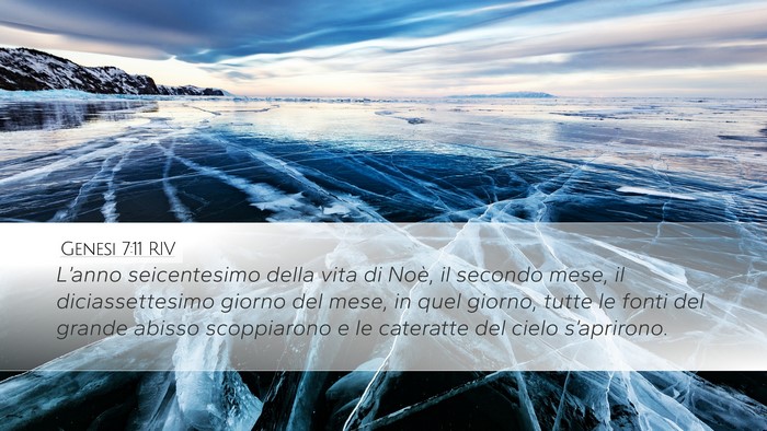 Genesi 7:11 RIV Bible Verse Image