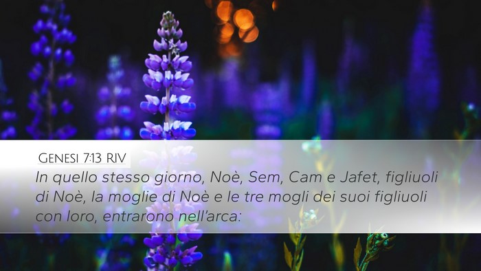 Genesi 7:13 RIV Bible Verse Image