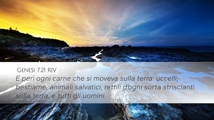 Genesi 7:21 RIV Bible Verse Image