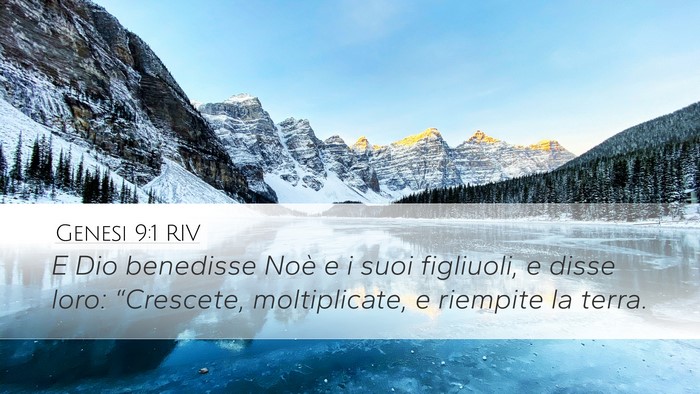 Genesi 9:1 RIV Bible Verse Image