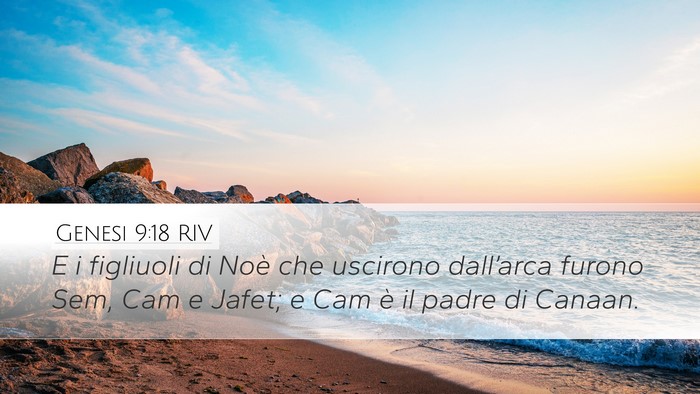 Genesi 9:18 RIV Bible Verse Image