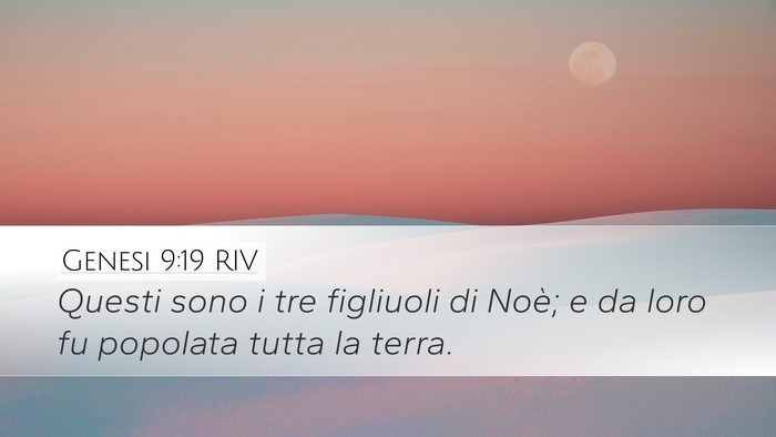 Genesi 9:19 RIV Bible Verse Image