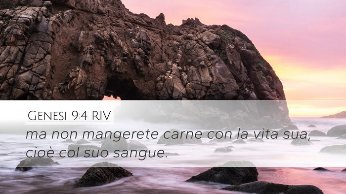 Genesi 9:4 RIV Bible Verse Image