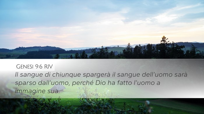 Genesi 9:6 RIV Bible Verse Image